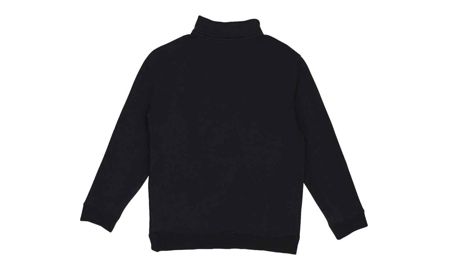 Quarter Zip Sweater "Black" SLR MTPS 0001