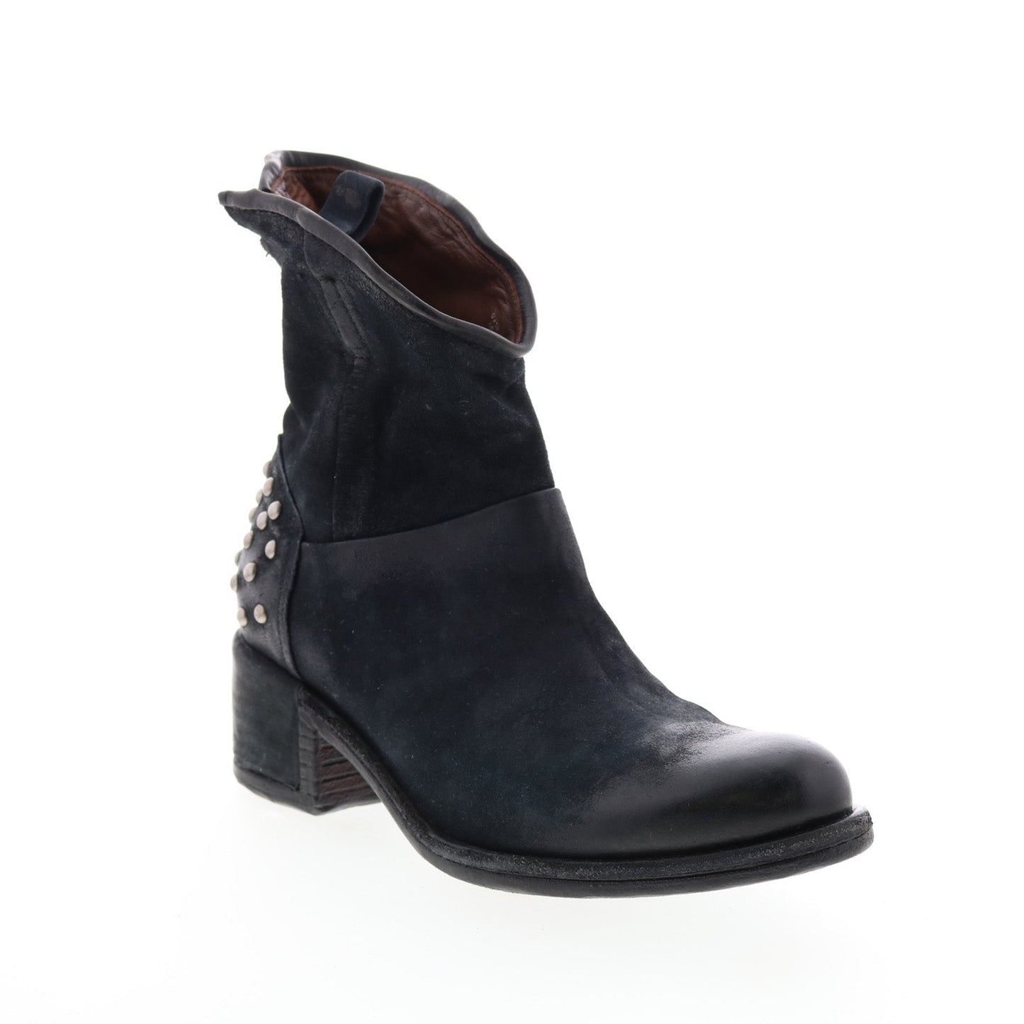 Orrin 548204-301 Womens Black Leather Zipper Casual Dress Boots
