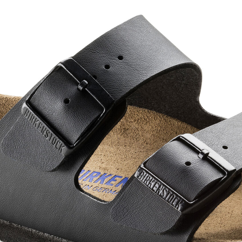 Arizona Birko-flor Soft Footbed Sandal in Black
