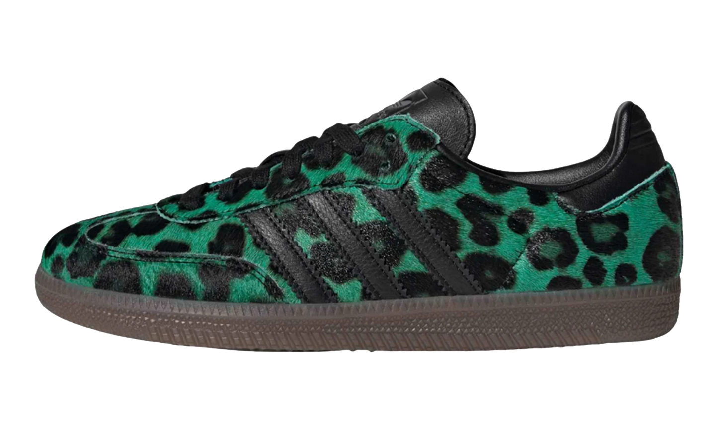 Samba OG WMNS "Semi Screaming Green Core Black Gold" HQ9374