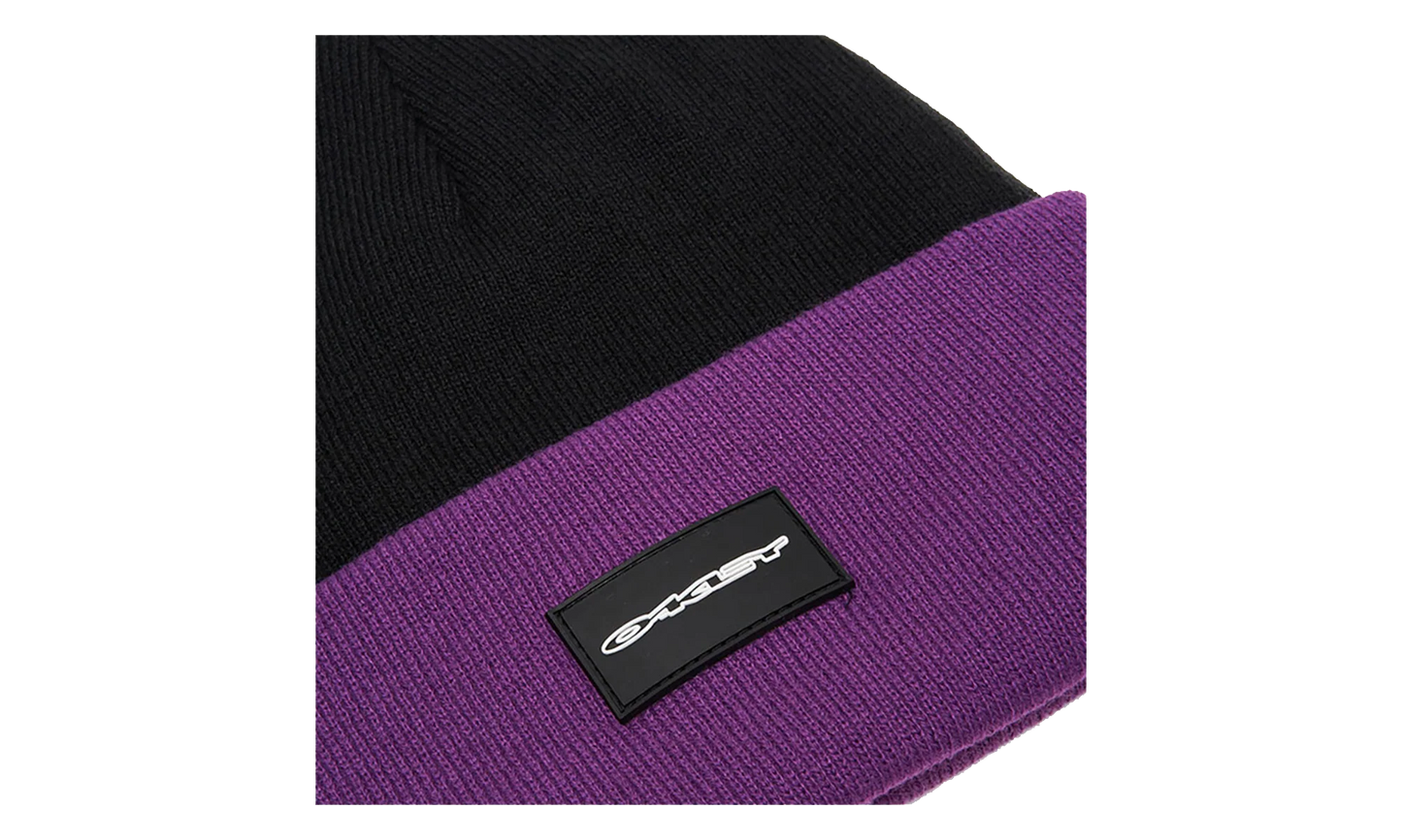 TC Stretch Logo Beanie "Blackout / Ultra Purple" FOS900936 9EB