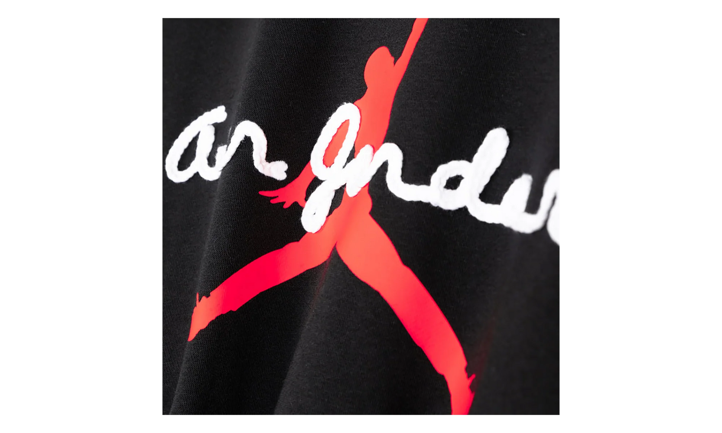 Jordan Brooklyn Fleece Crewneck Sweatshirt "Black / Infrared 23" IF1845 010