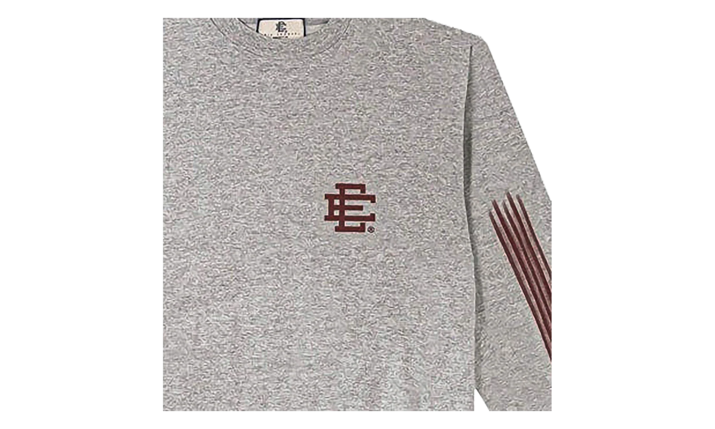 EE LONG SLEEVE T-SHIRT "SS25 - Heather Grey/Maroon" EE646