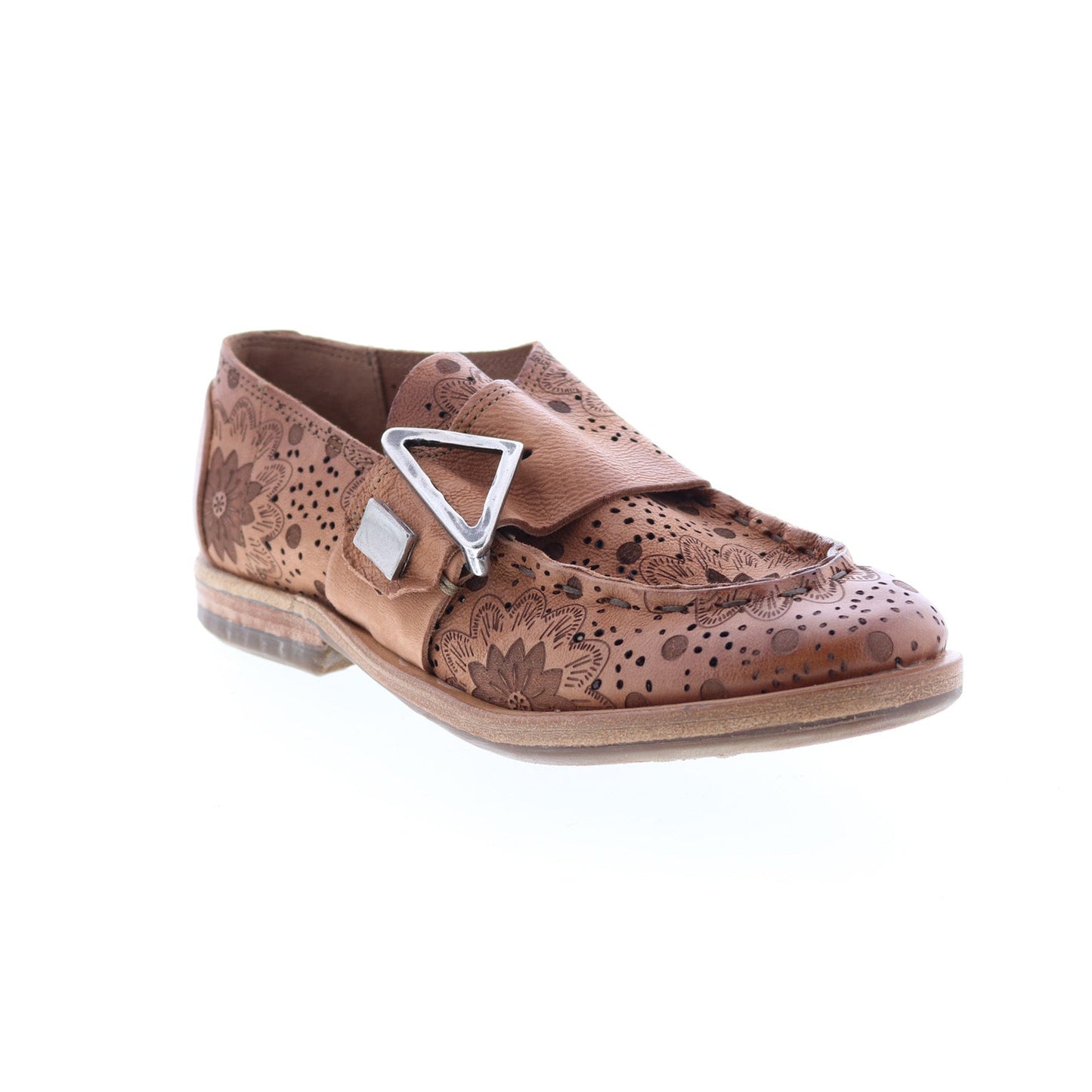 Zeno Floral 630142-101 Womens Brown Oxfords & Lace Ups Casual Shoes