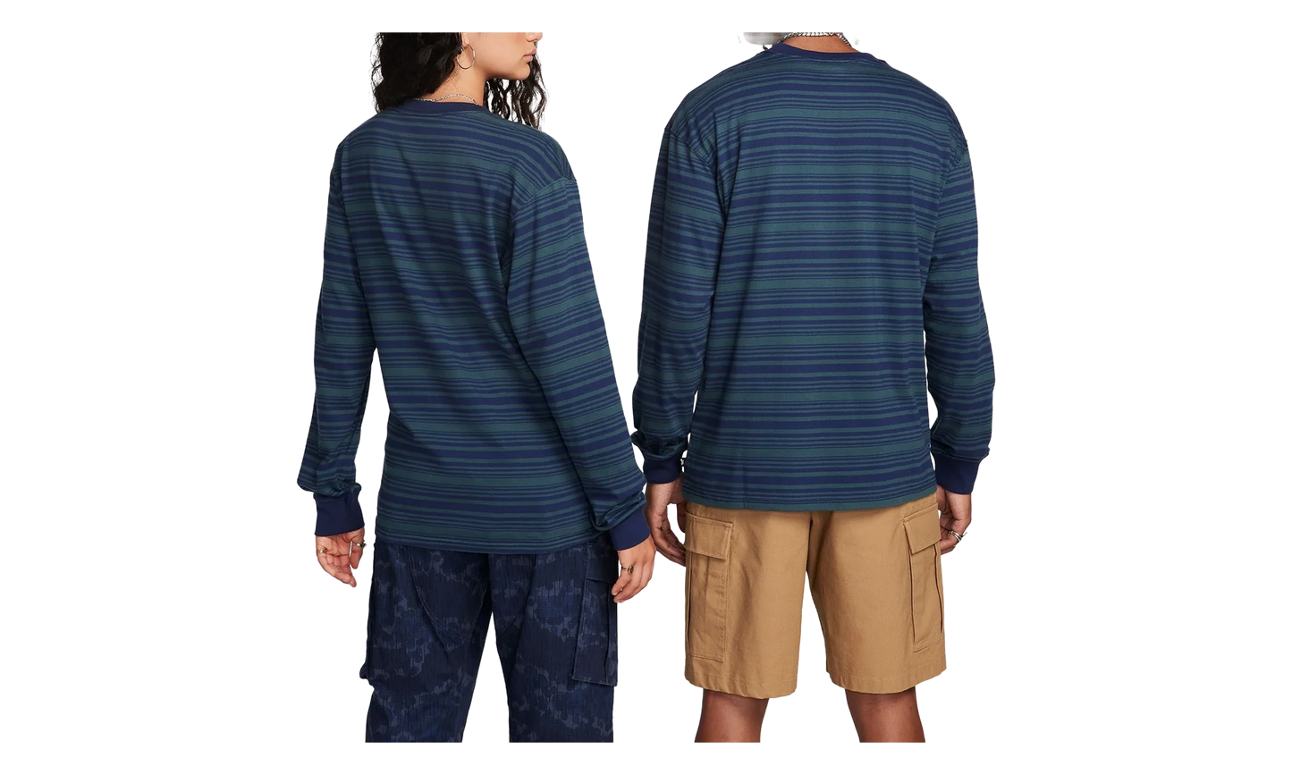 SB Long Sleeve Skate T-Shirt "Midnight Navy / Deep Jungle" FN4643 410