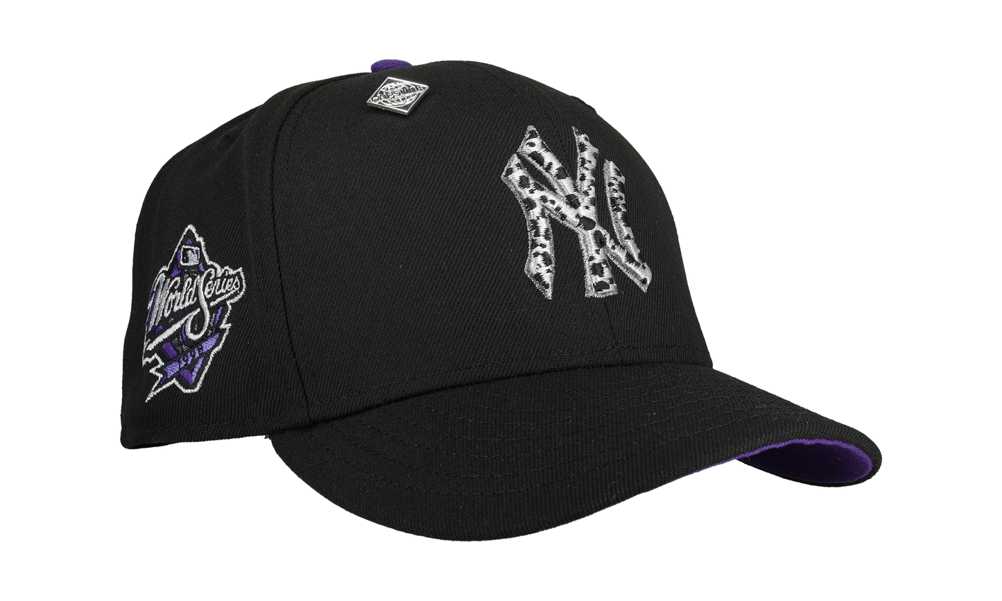 59FIFTY New York Yankees 1998 World Series Fitted Hat "Black / Purple / Safari" NE240
