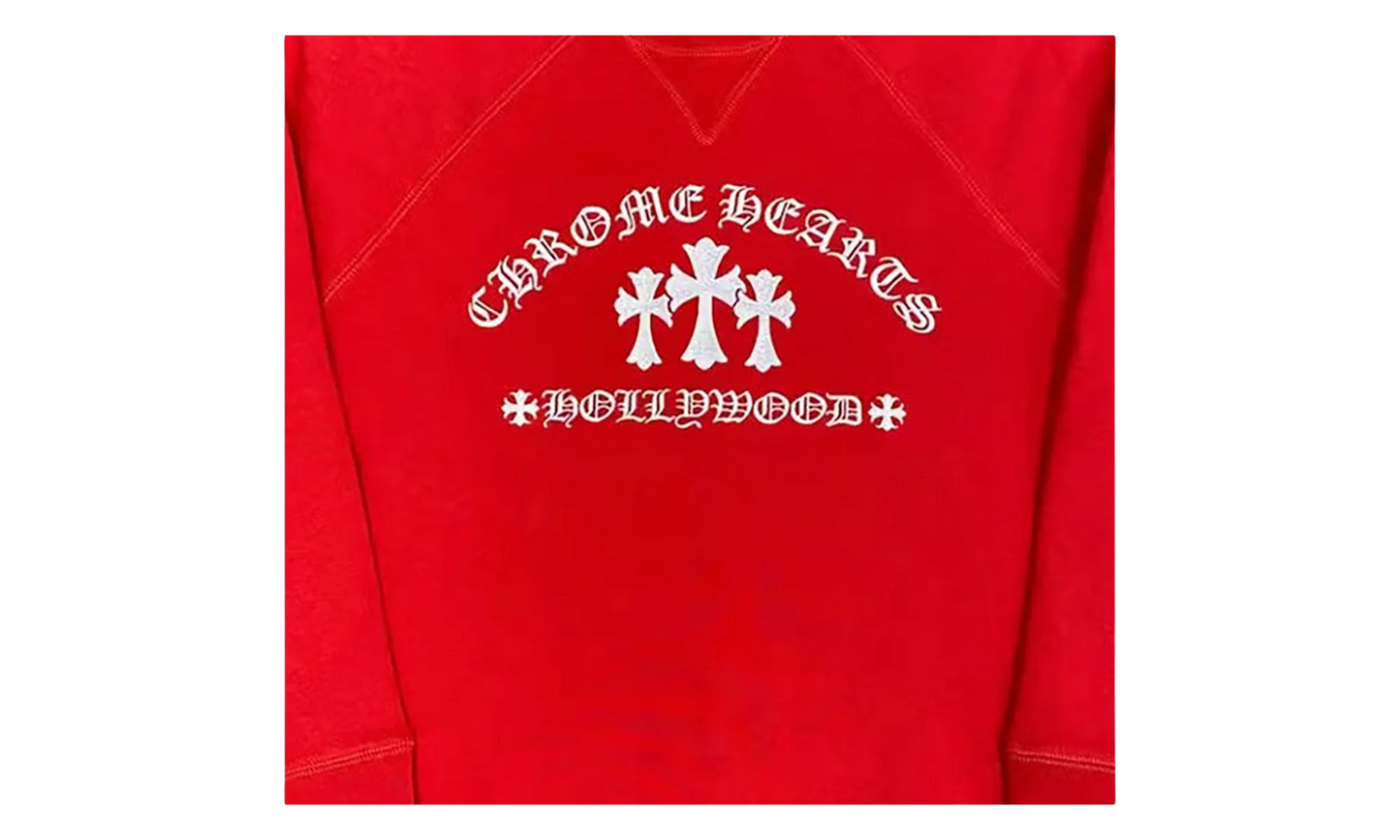 Triple Cross Hollywood Crewneck "Red" CHRM0736