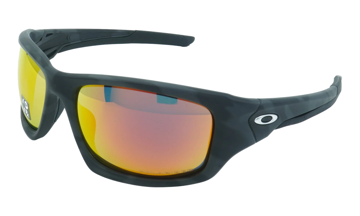 Valve Polarized Sunglasses "Matte Black Camo / Ruby Iridium Polarized" OO9236 31