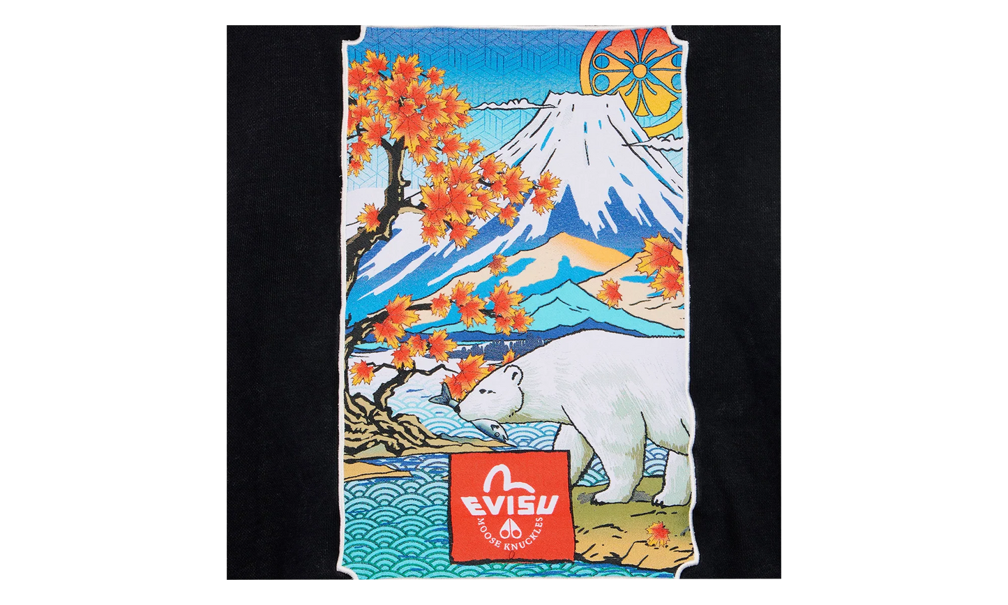 Hoodie "Evisu - Black" M35MS681EV 292