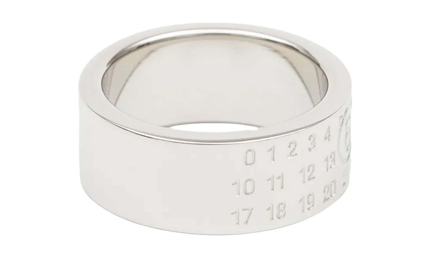Minimal Logo 8mm Ring "Palladio Polished" SM6UQ0057 P646951