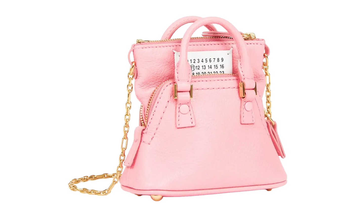 5AC Classique Baby Leather Crossbody Bag "Peony Pink" SB1WG0022P5348T4291