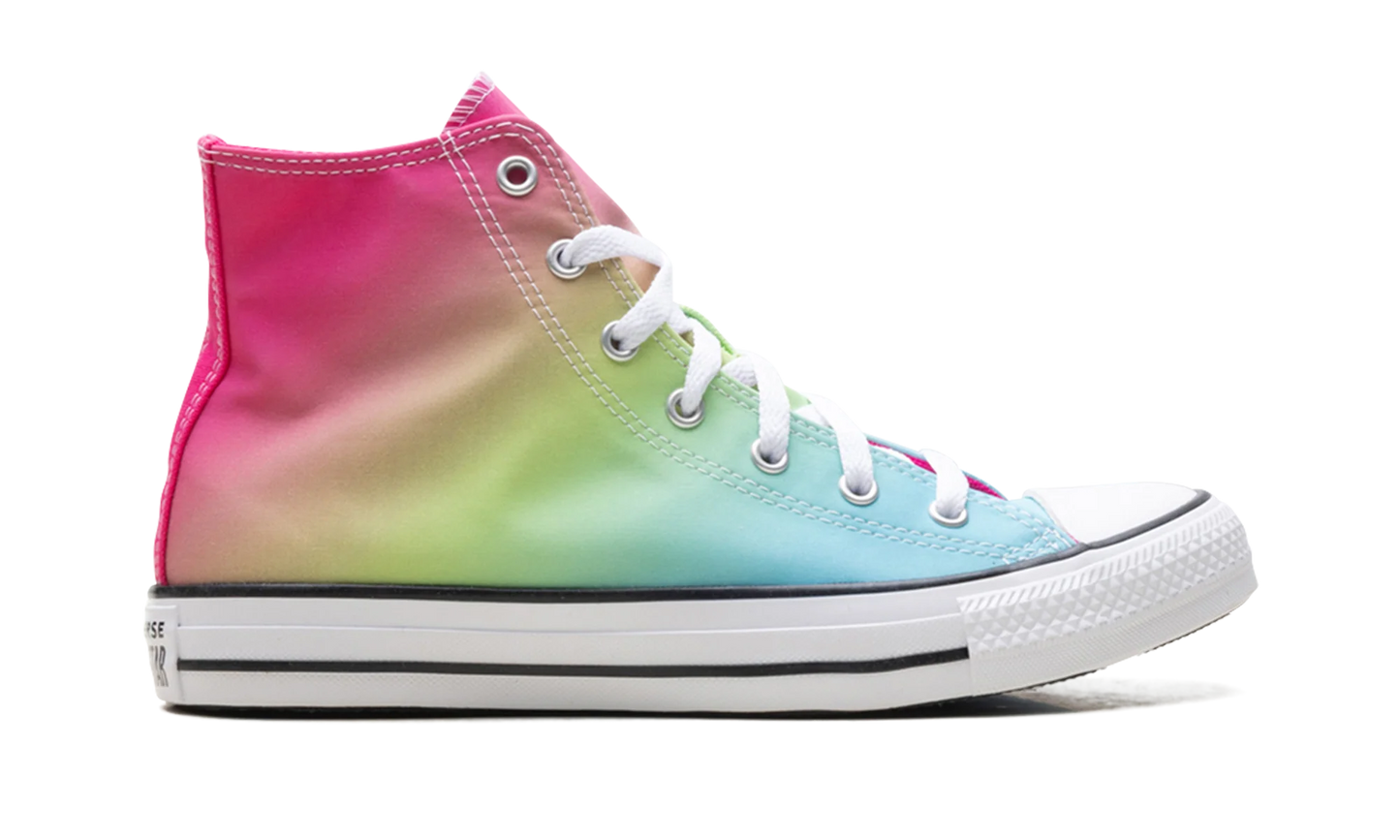 All Star Hi GS "Bright Ombre / Triple Cyan / Chaos Fuchsia" A07337F