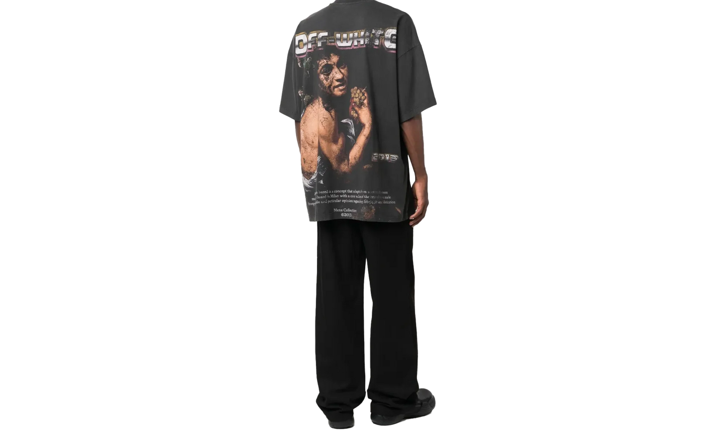 Digit Bacchus Over Short-Sleeve Tee "Black / Multicolor" OMAA161F23JER0121084