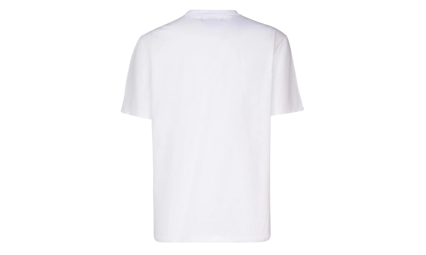 Leaf Skater Cotton T-Shirt "White" S74GD1231S23009100