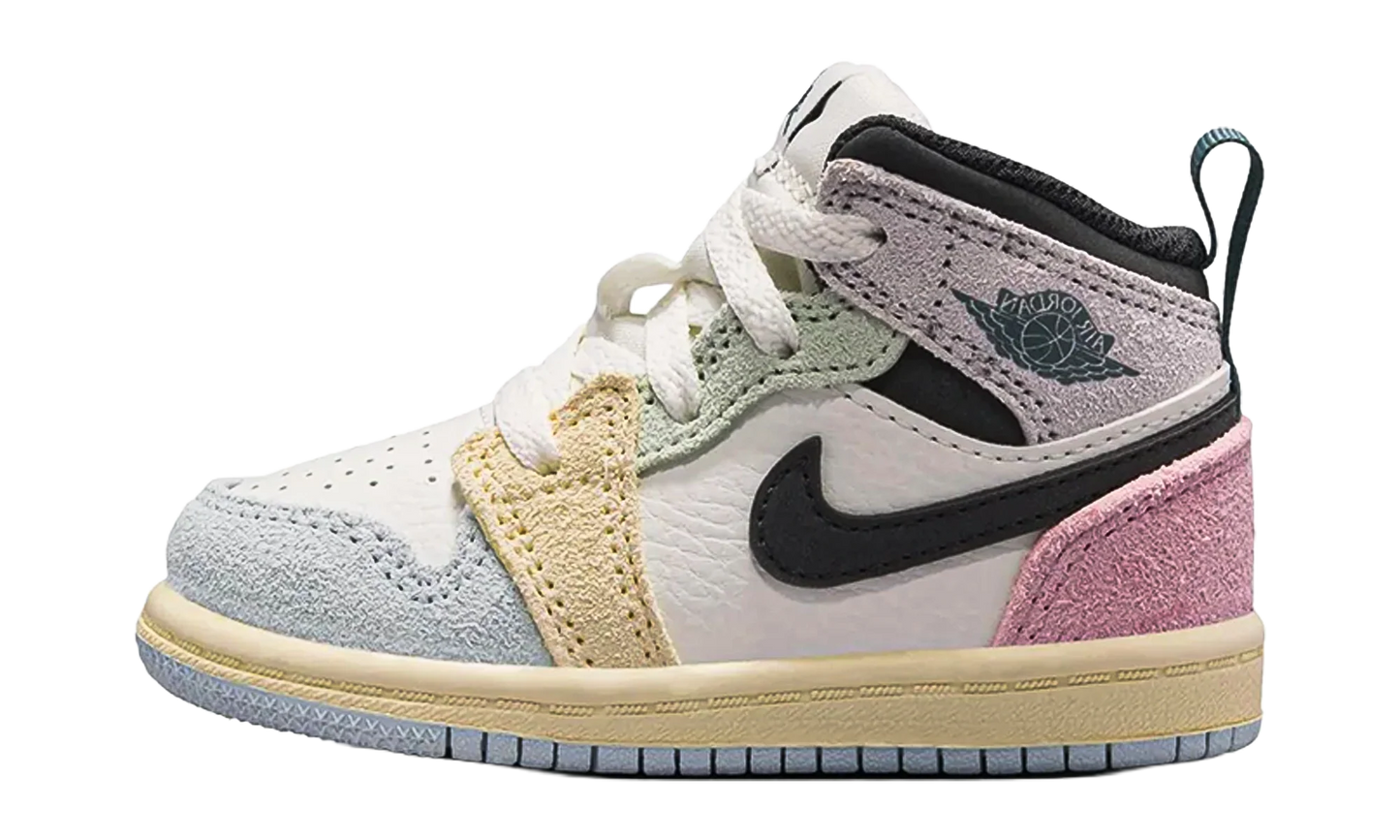 Air Jordan 1 Mid SE TD "Sail Iced Jade" IB7054 100