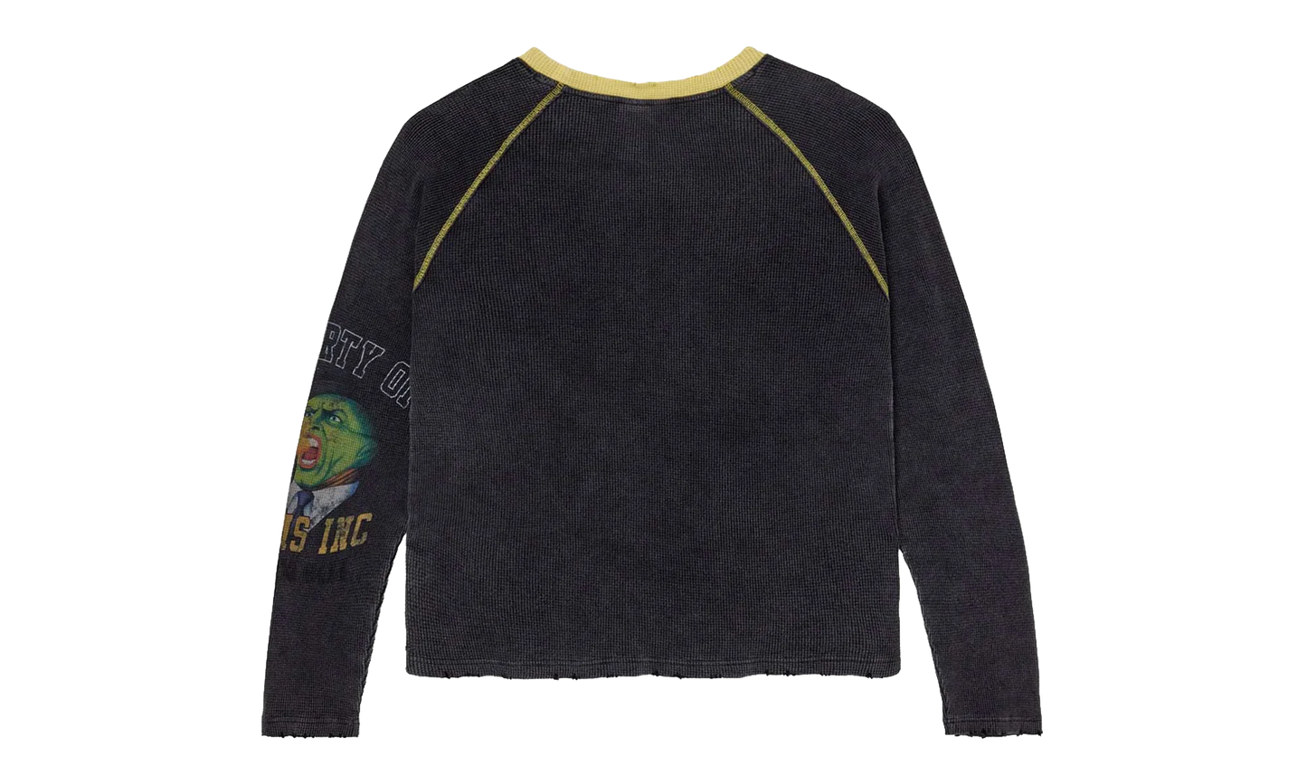 Lost and Found Thermal Sweatshirt "Black" VAL126