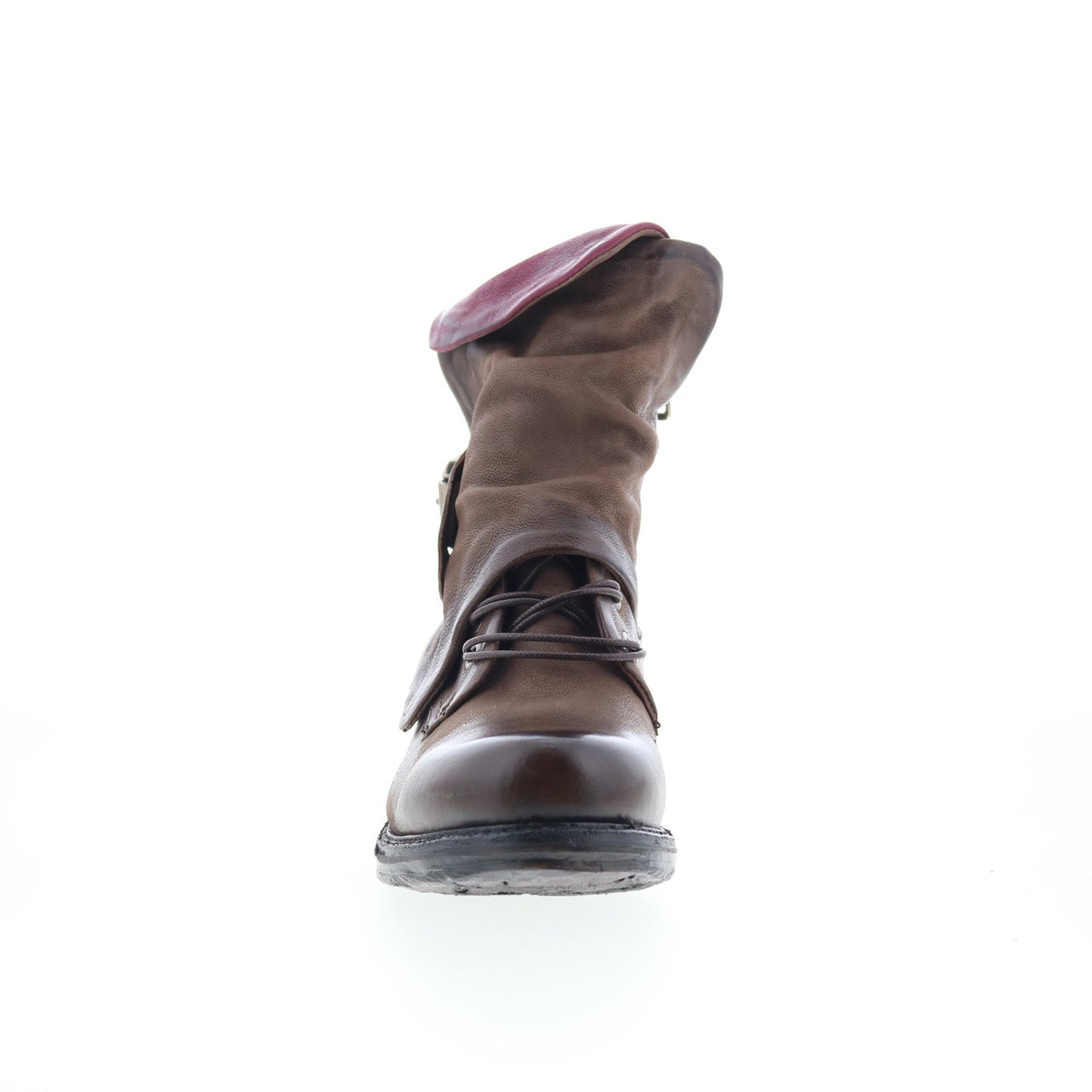 Simon 717204-203-0003 Womens Brown Leather Casual Dress Boots