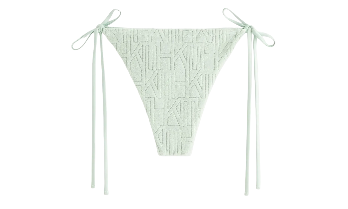 Tova Monogram Towel Tie Bottom "Green" khw070108 4008