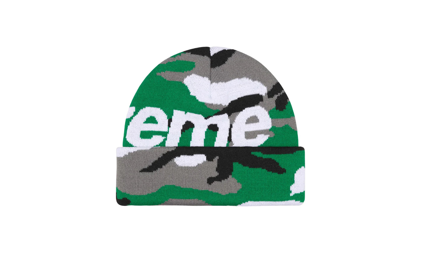 Camo Big Logo Beanie "FW25 - Green Camo" SU26857