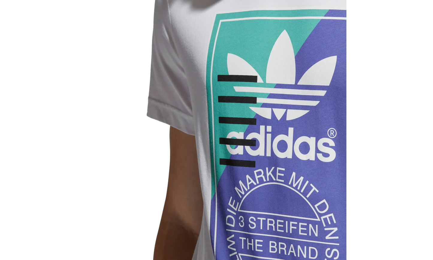 Front Graphic Shortsleeve T-Shirt "White / Blue" CD6833