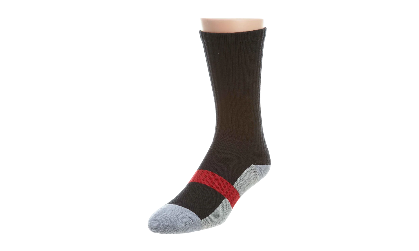 Jordan True Crew Socks "Black / Grey / Varsity Red" 437373 015