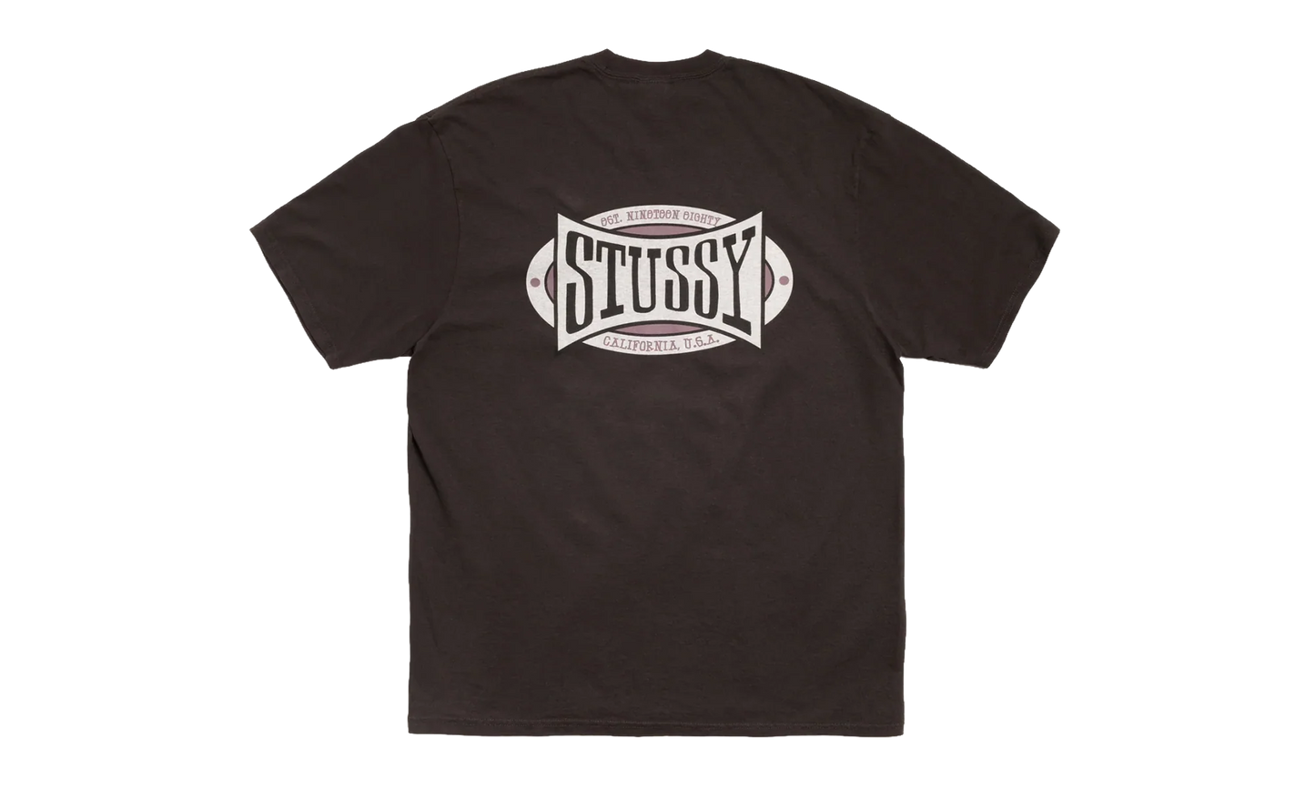 Champion Oval Pigment Dyed T-Shirt "Faded Black" STUS364
