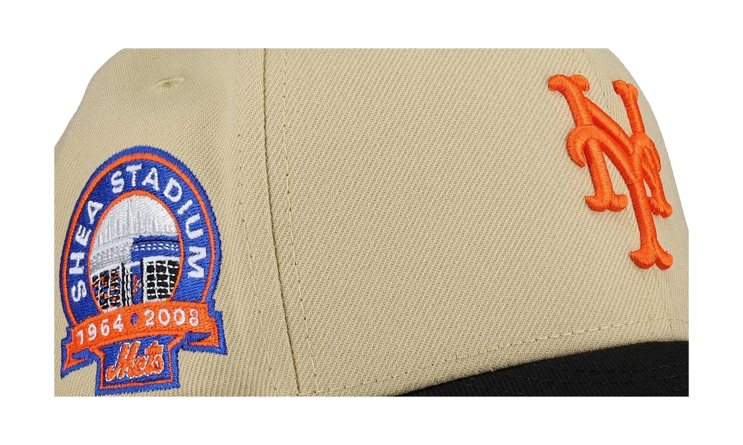 59FIFTY New York Mets Shea Stadium Vegas Fitted Hat "Gold" 123451297568