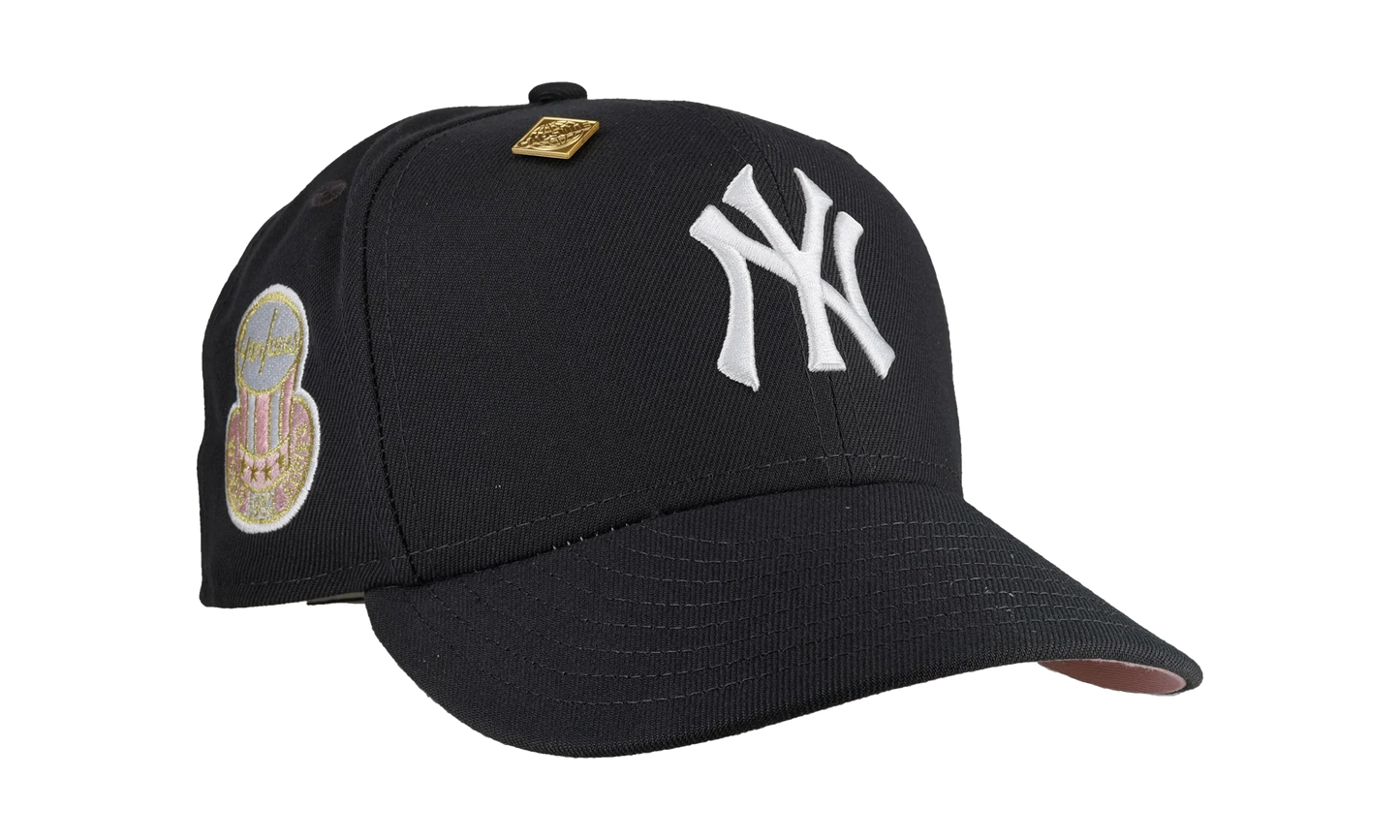 59FIFTY New York Yankees 1952 World Series Fitted Hat "Graphite / Pink" NE230