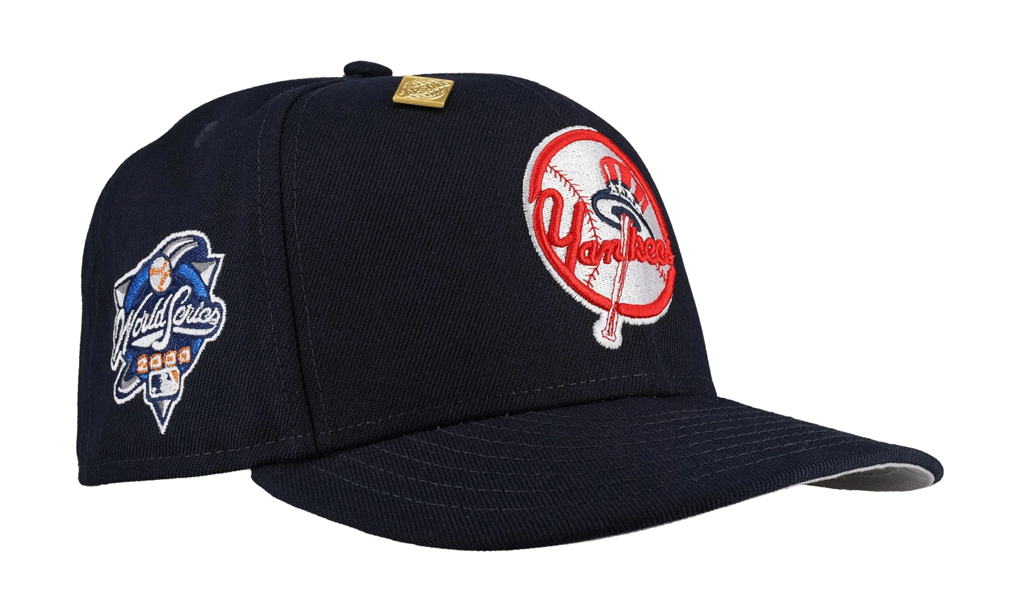 59FIFTY New York Yankees 2000 World Series Basic Fitted Hat "Navy Circle" NE266