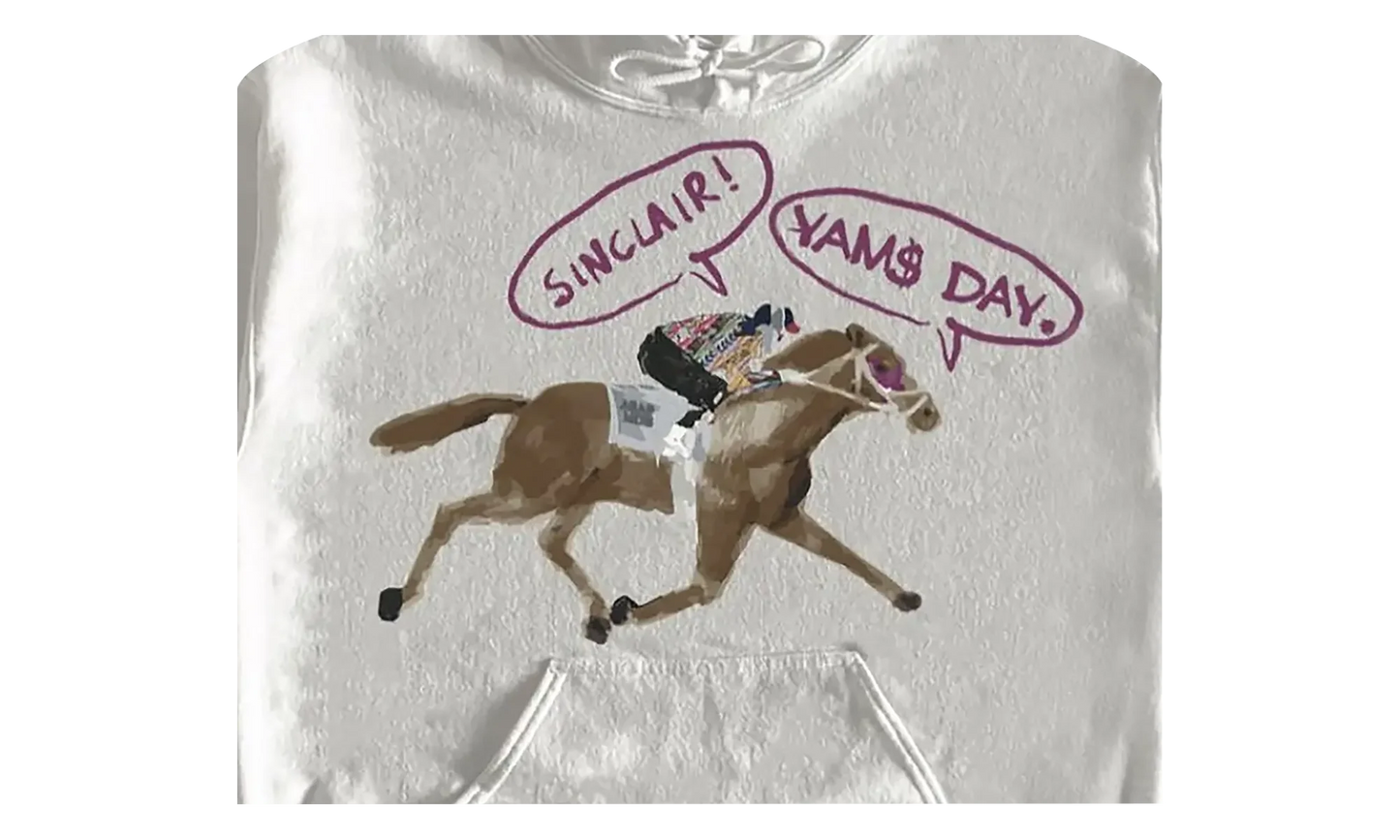 Yams Day 2021 Long Beach Horse Hoodie "White" 2010 1SS210106LBHH WHIT