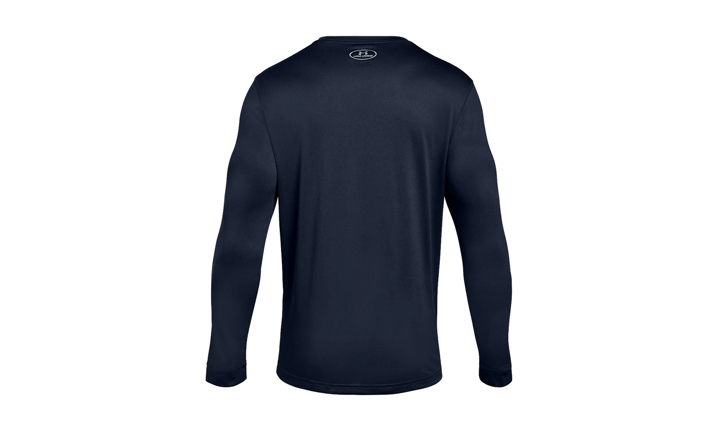 Locker Tee 2.0 Long Sleeve Shirt "Midnight Navy / Metallic Silver" 1305776 410