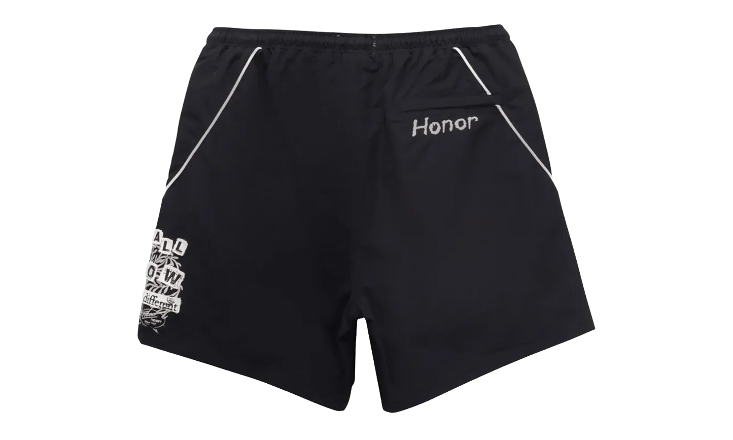 Nylon Growth Track Shorts "Black" HTG260129 BLK