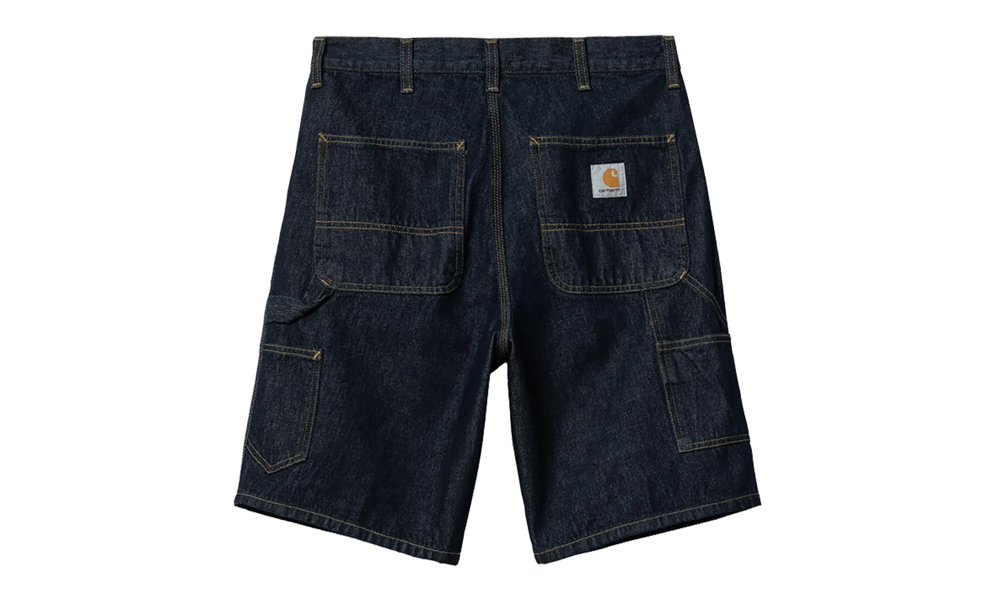Single Knee Shorts "Denim Blue Rinsed" I032026 01 02