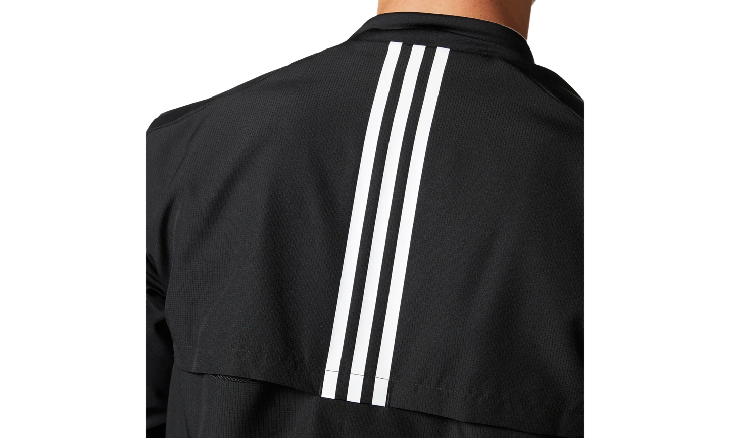 Ripstop Bomber Full Zip Jacket "Black / White" BR3401