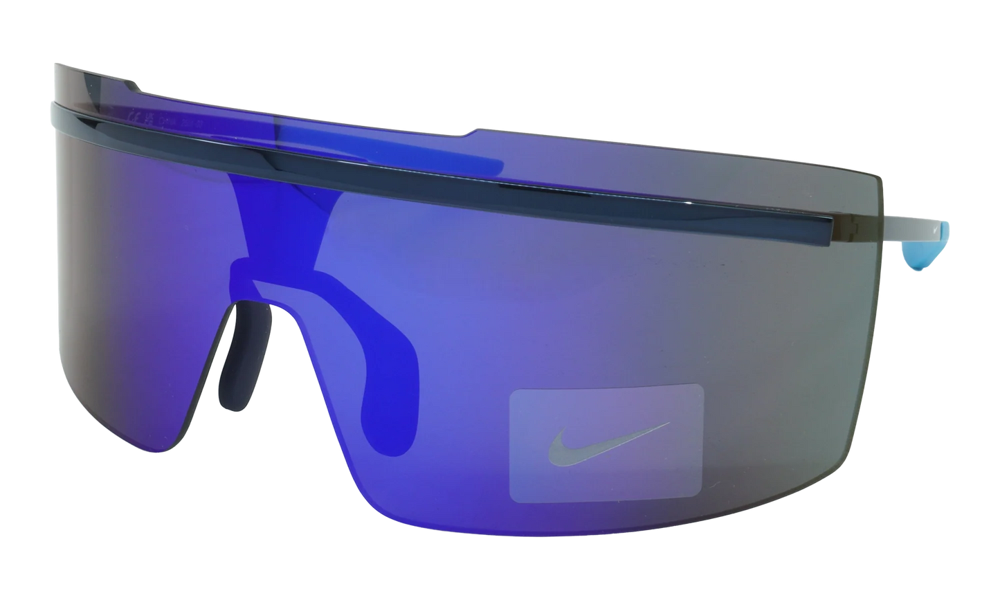 Echo Shield M Sunglasses "Navy / Ultraviolet Mirror" FD1884 414