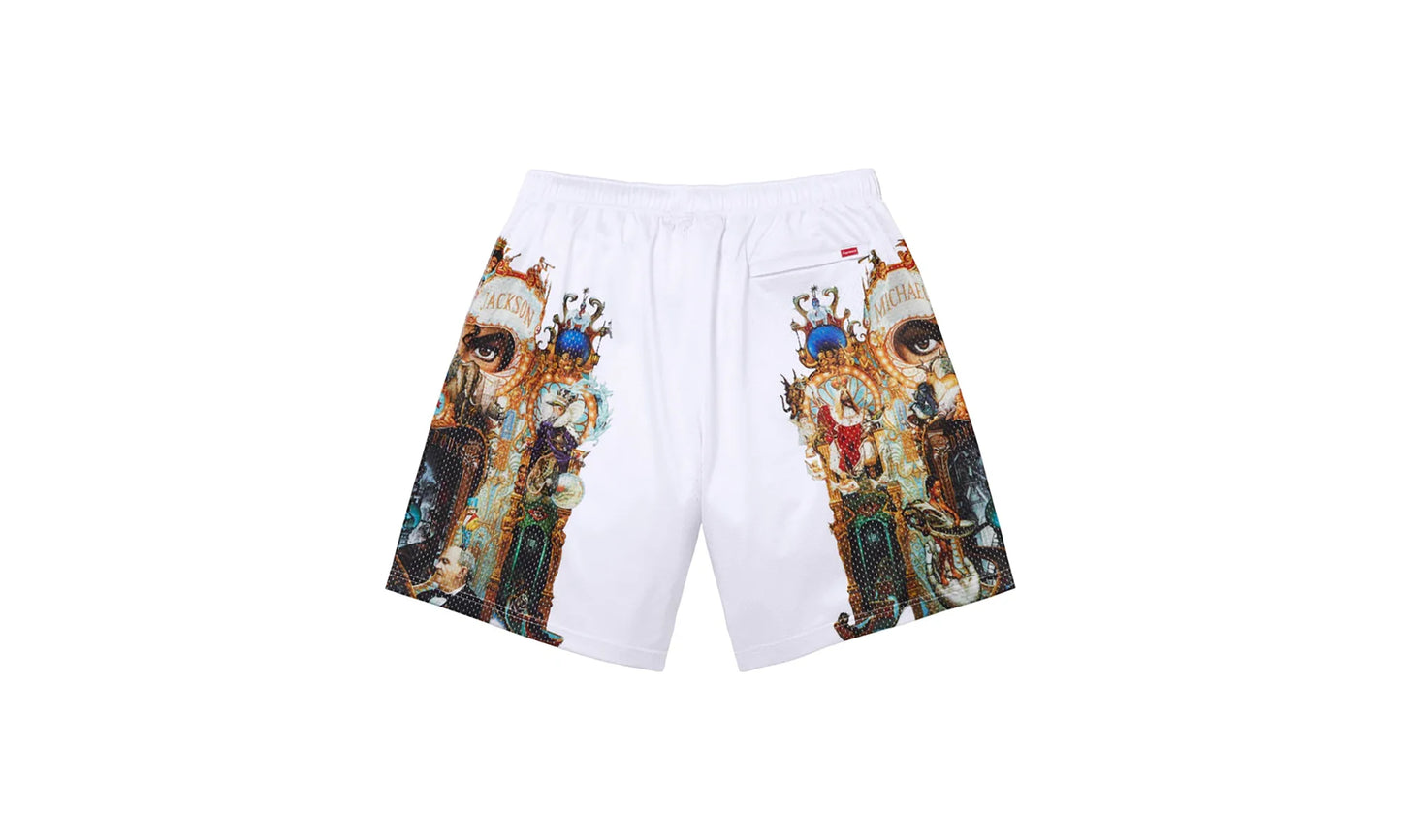 Michael Jackson® Dangerous Mesh Short "FW25 - White" SU26850
