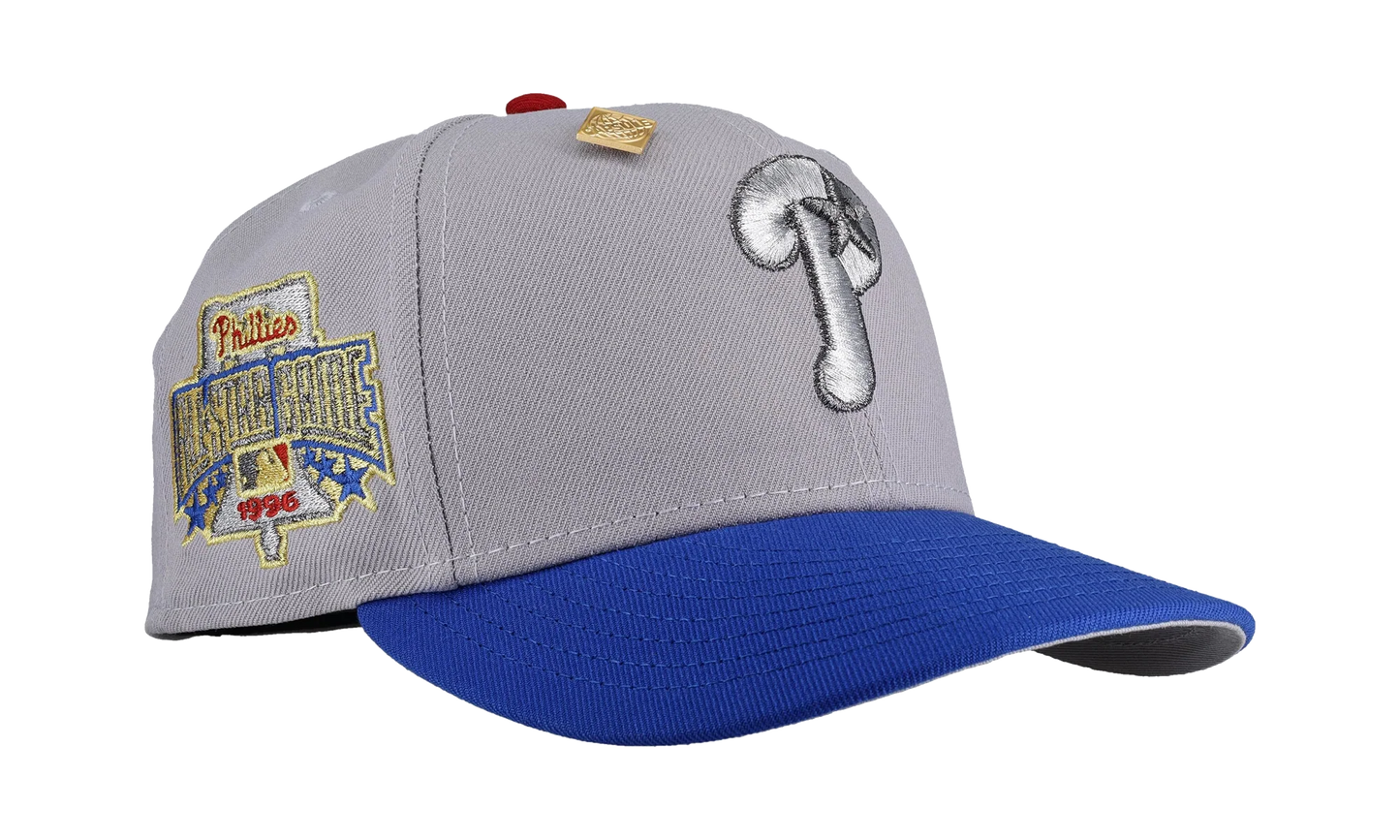 59FIFTY Philadelphia Phillies 1996 All Star Game Fitted Hat "Grey / Red / Blue" NE350