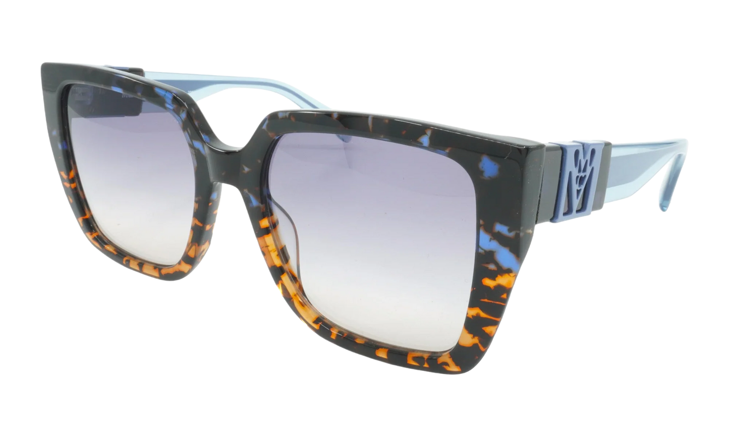 Square Sunglasses "BLUE/ORANGE TORTOISE" MCM723S-461