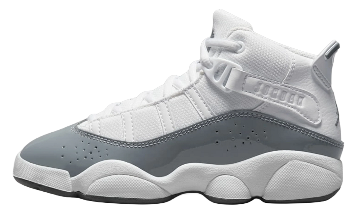 Air Jordan 6 Rings PS "White Cool Grey" 323432 121