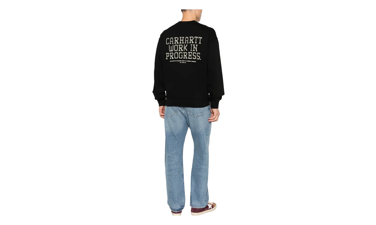 Punched Sweatshirt "Black" I036039 89XX