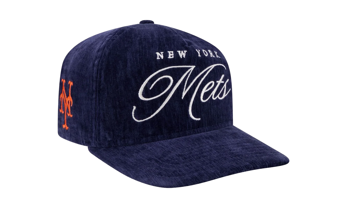 9TWENTY New York Mets Team Script Snapback Hat "Blue - Velvet" NE218