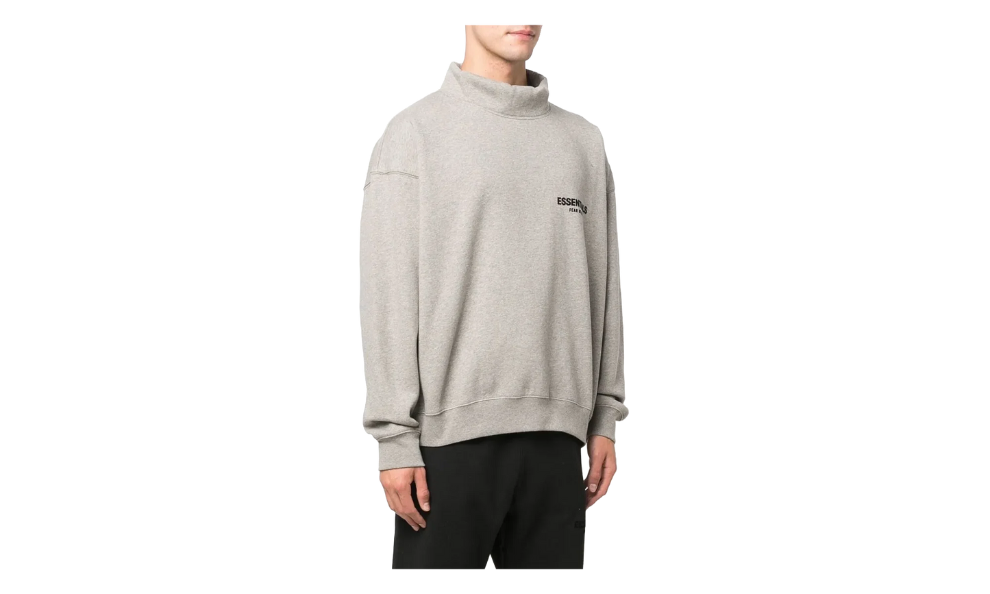 Mock Neck Long Sleeve "Dark Oatmeal" 192BT212133F