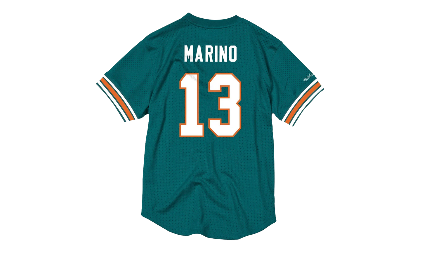 NFL Name & Number Mesh Crew Neck Shirt "Miami Dolphins - Teal" NNMPMG18061 MDOTEAL94DMA