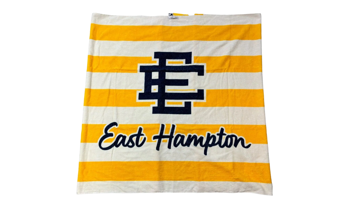 EE East Hampton Beach Towel "Yellow Stripes" EE335
