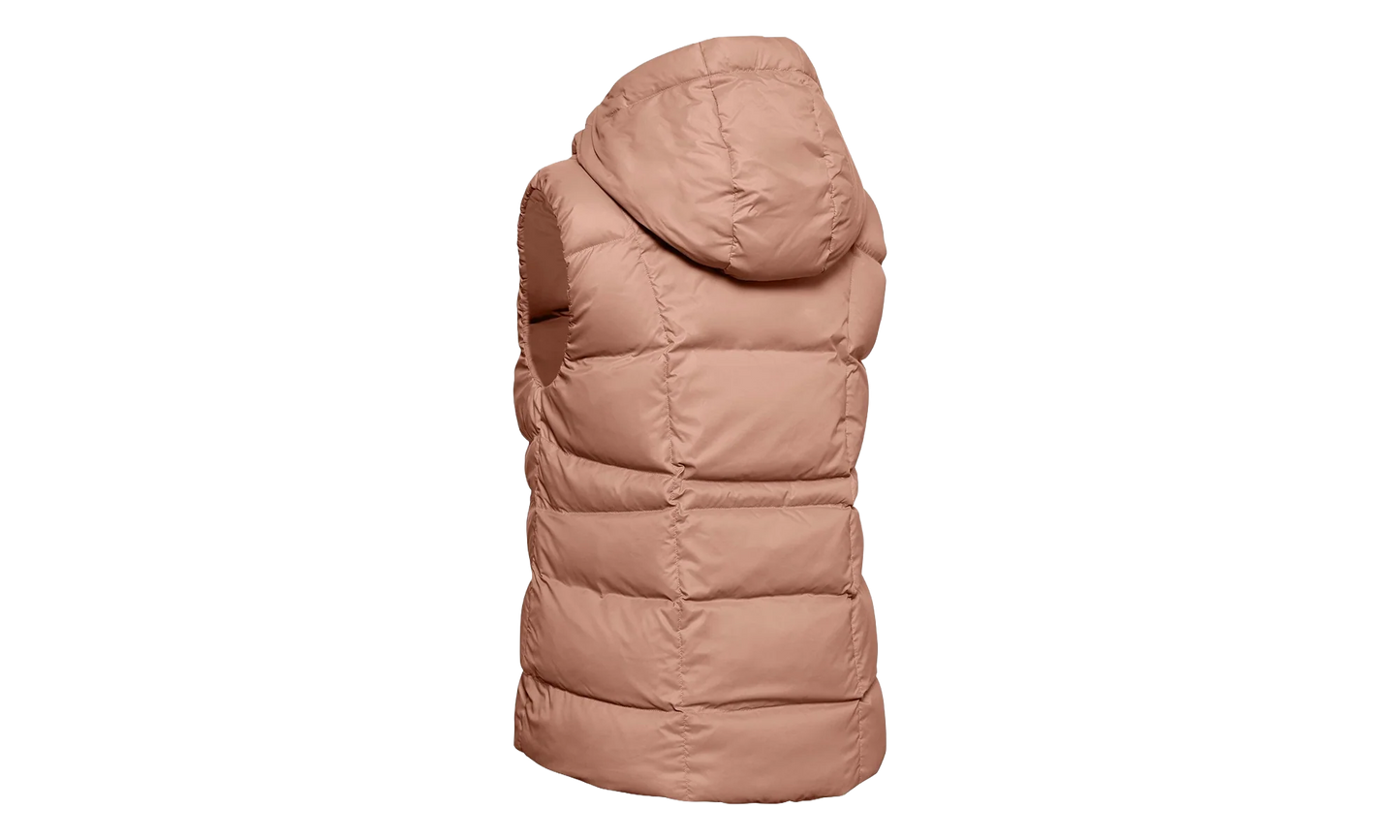 Armour Down Vest WMNS "Uptown Brown / Apex Pink" 1342815 270