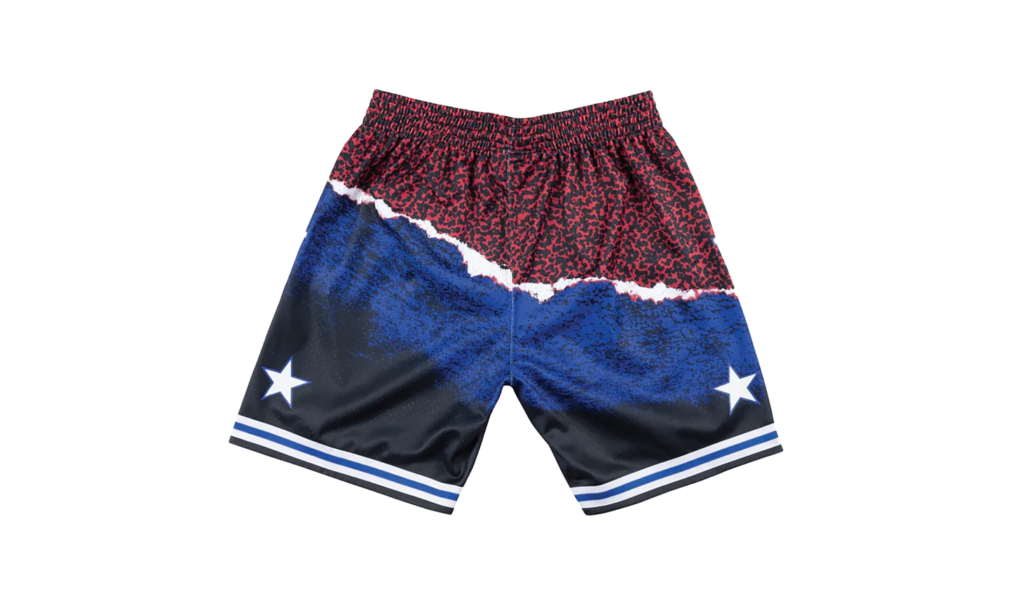 NBA Sublimated Swingman Shorts "2003 All-Star West - Black" SMSHNG18427 ASWBLCK03