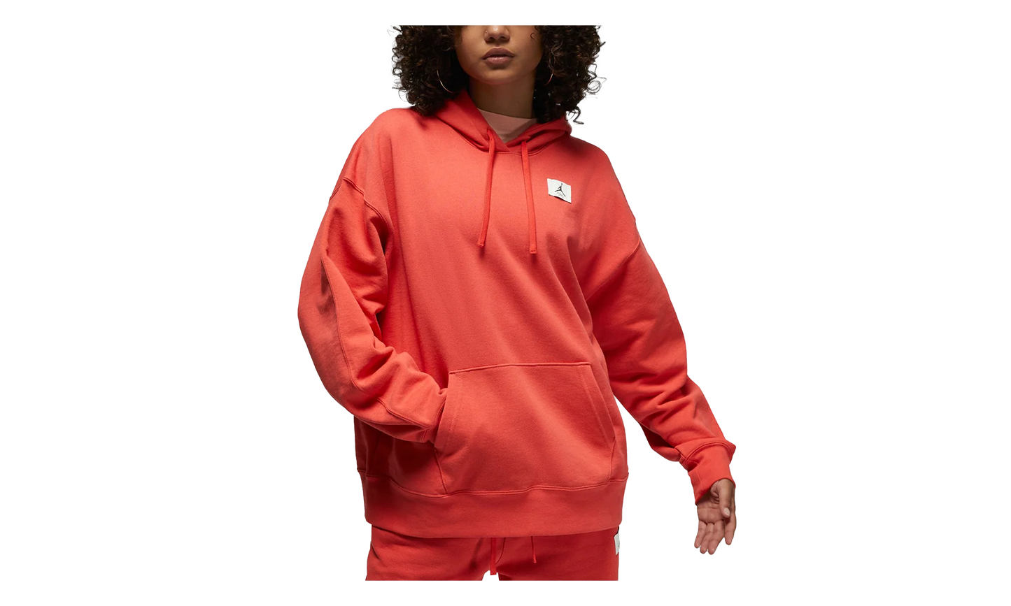 Jordan Flight Fleece Pullover Hoodie WMNS "Lobster" DQ4603 605