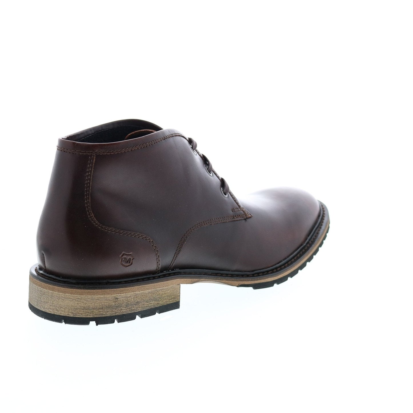 Andrew Marc Woodside AM1022-644 Mens Burgundy Leather Lace Up Chukkas Boots