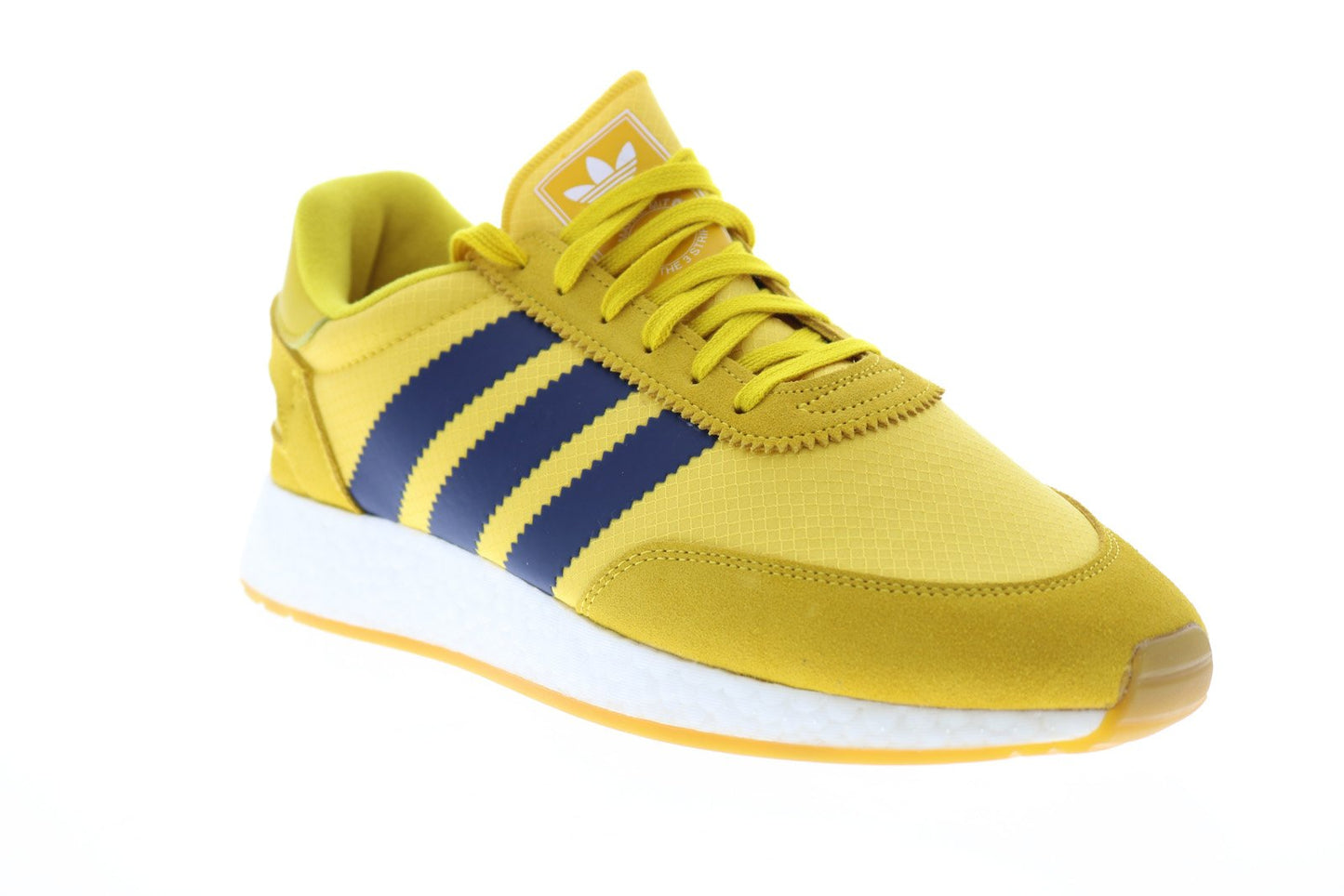 I-5923 BD7612 Mens Yellow Lace Up Lifestyle Sneakers Shoes