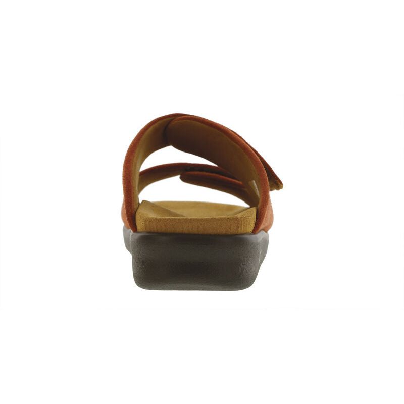 Women's Cozy Slide Sandal in Rust